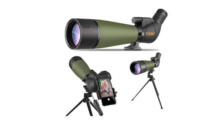 Why Is Gosky Updated 20-60x80 Angled Spotting Scope Perfect For You?