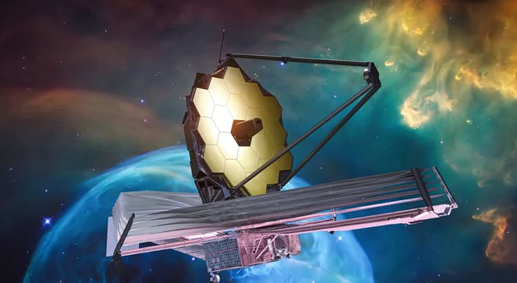What light does the James Webb telescope see in